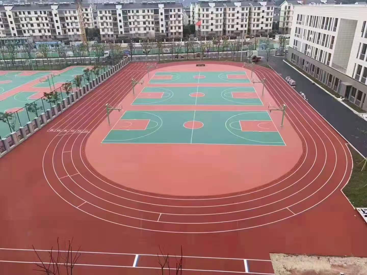 邢台市混合型塑胶跑道全塑型塑胶跑道 - 方案